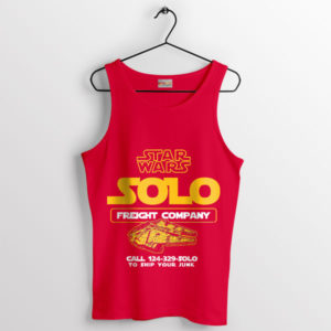 Legendary Ship Han Solo's Falcon Red Tank Top