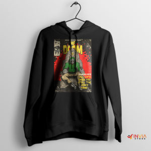 Legendary Villain MF Doom Retro Black Hoodie