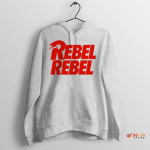 Legends Never Die Bowie's Rebel Rebel Sport Grey Hoodie