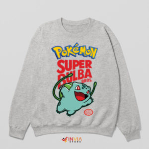 Legends Super Bulba Bros Pokemon Sport Grey Sweatshirt