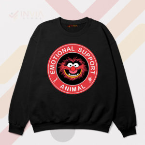 Let Muppet Magic Heal Support Animal Black Sweatshirt