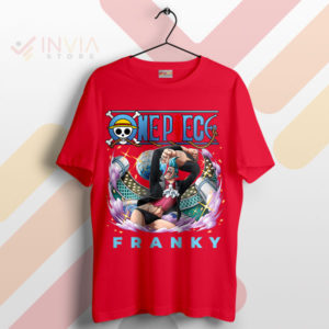 Let Our Franky One Piece Graphic Red T-Shirt