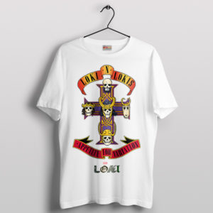 Loki Enter the Appetite for Destruction White T-Shirt