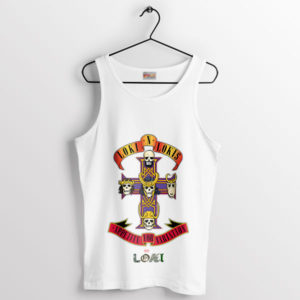 Loki God In Rock the Album Universe White Tank Top