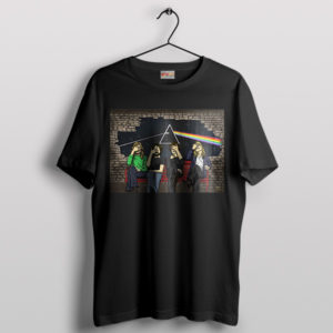 Lunar Legends The Dark Side Pink Floyd Black T-Shirt