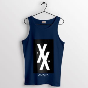 MGK Fan Art 19XX Forever Symbol Navy Tank Top