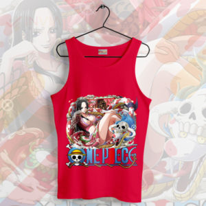 Magnetic Boa Hancock Sexy Style Anime Red Tank Top