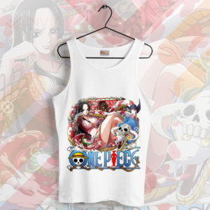 Magnetic Boa Hancock Sexy Style Anime White Tank Top