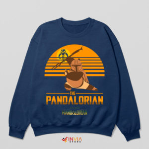 Mando Style Mastery Kung Fu Panda Navy Sweatshirt