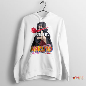Mangekyou Motion Itachi's Nike Art White Hoodie