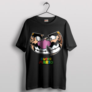 Mario Wu-Tang Mushroom Kingdom Black T-Shirt