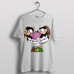 Mario Wu-Tang Mushroom Kingdom Sport Grey T-Shirt