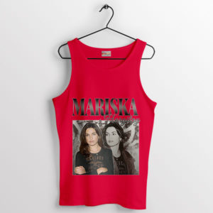 Mariska's Golden Era 90s Vintage Red Tank Top