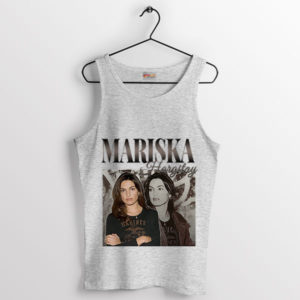 Mariska's Golden Era 90s Vintage Sport Grey Tank Top