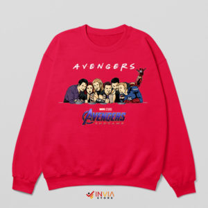 Mashup Avengers Heroes Friends Red Sweatshirt