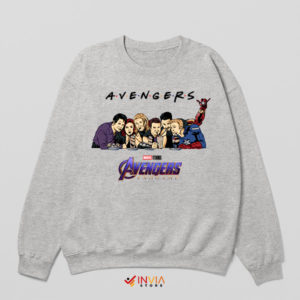 Mashup Avengers Heroes Friends Sport Grey Sweatshirt