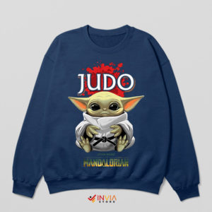Master of Martial Arts Baby Yoda Navy Sweatshirt
