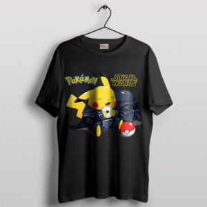 Master the Fusion Pikachu with Dark Side Black T-Shirt