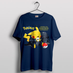 Master the Fusion Pikachu with Dark Side Navy T-Shirt