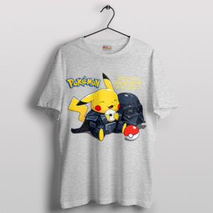 Master the Fusion Pikachu with Dark Side Sport Grey T-Shirt