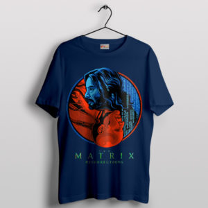 Matrix Reborn Yin and Yang Resurrections Navy T-Shirt