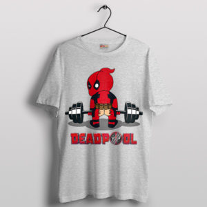 Maximum Effort Gym Deadpool Sport Grey T-Shirt