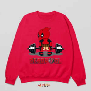 Maximum Gainz with Deadpool Red Sweatshirt