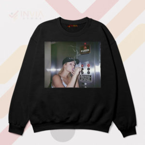 Meme Paris Hilton No Smoking Elevator Black Sweatshirt