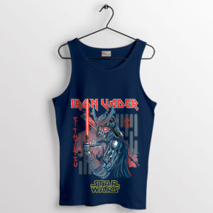 Metal Maul Iron Darth Vader Maiden Navy Tank Top