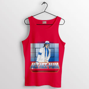 Michael Jackson Becomes He-Man Red Tank Top