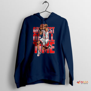 Michael Jordan x The GOAT Status Navy Hoodie