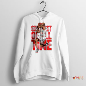 Michael Jordan x The GOAT Status White Hoodie