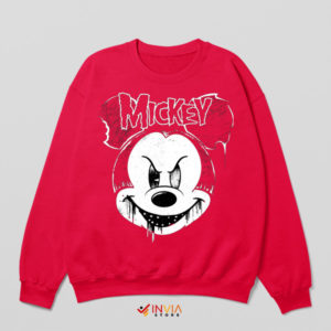 Mickey Punk Spirit with The Misfits Red Sweatshirt