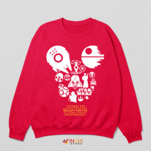 Mickey's Star Wars Saga Adventure Red Sweatshirt
