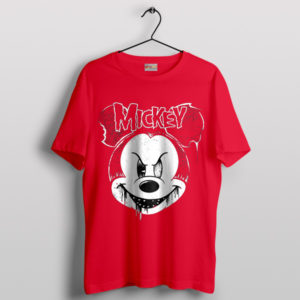 Misfit Magic Mickey's Gets a Punk Red T-Shirt