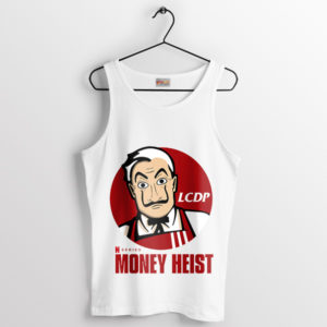 Money Heist x Dalí Mask KFC Logo Tank Top