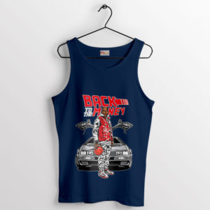 Money Time Machine Money Jordan Navy Tank Top