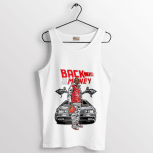 Money Time Machine Money Jordan White Tank Top