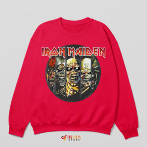 Monstrous Masterpieces Iron Maiden Red Sweatshirt