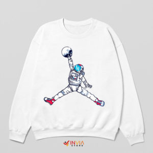 Moonwalk and Dunk Astronaut Jordan White Sweatshirt