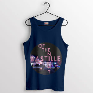 Music Bastille Band of the Night Navy Tank Top