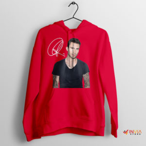 Music Mastery Adam Levine Signature Red Hoodie