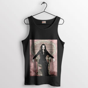 Mystery Carolyn Jones as Morticia Addams Black Tank Top