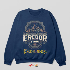 Mystique of Erebor Lonely Mountain Navy Sweatshirt