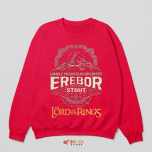 Mystique of Erebor Lonely Mountain Red Sweatshirt
