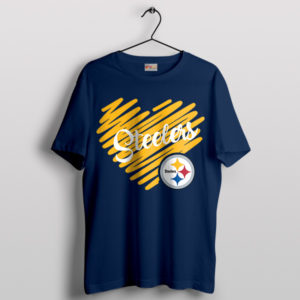 Nation Pride Pittsburgh Steelers Lover Art Navy T-Shirt