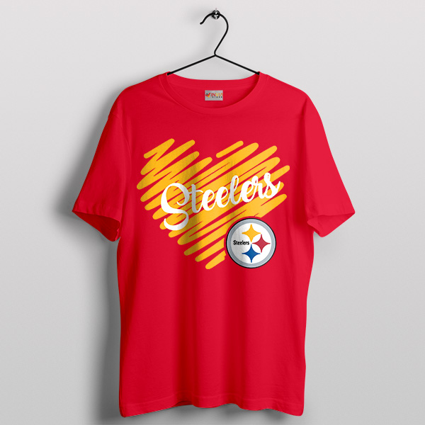 Nation Pride Pittsburgh Steelers Lover Art Red T-Shirt