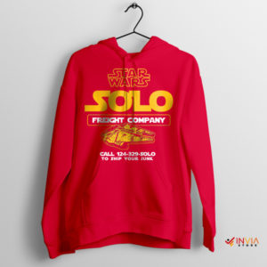 Navigate the Stars Han Solo's Falcon Red Hoodie
