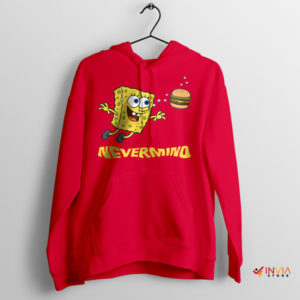 Nevermind SpongeBob Album Art Edition Red Hoodie