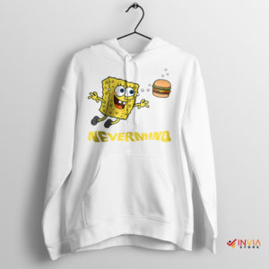 Nevermind SpongeBob Album Art Edition White Hoodie
